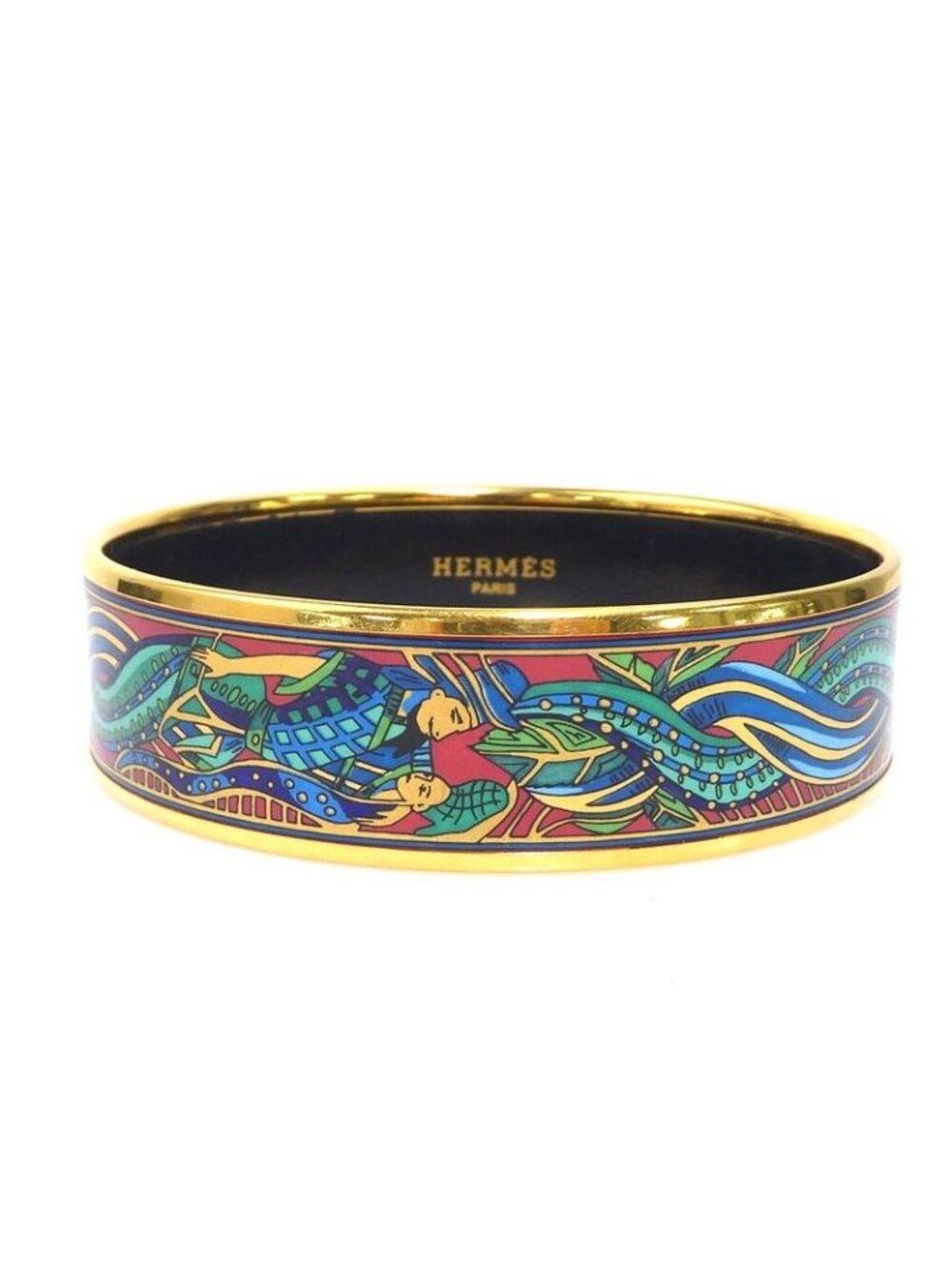 Hermes Bracelet Bangle Enamel